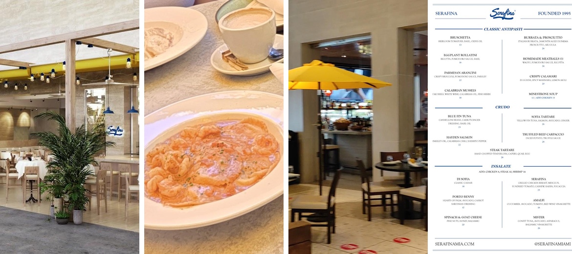 Serafina Aventura | Italian Restaurant in Miami