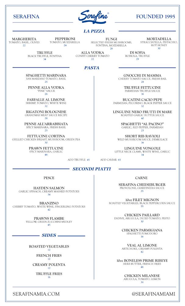 Serafina Aventura | Italian Restaurant in Miami Sesame Crusted Yellowfin Tuna